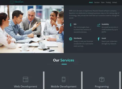 Business Website